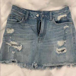 jean skirt!